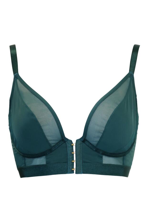 India Front Fastening Underwired Bralette B-G
