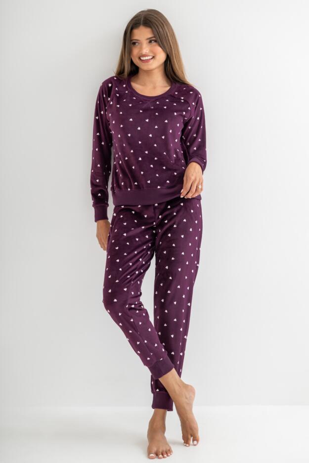Cosy Fleece Sweatshirt and Jogger Pyjama Set