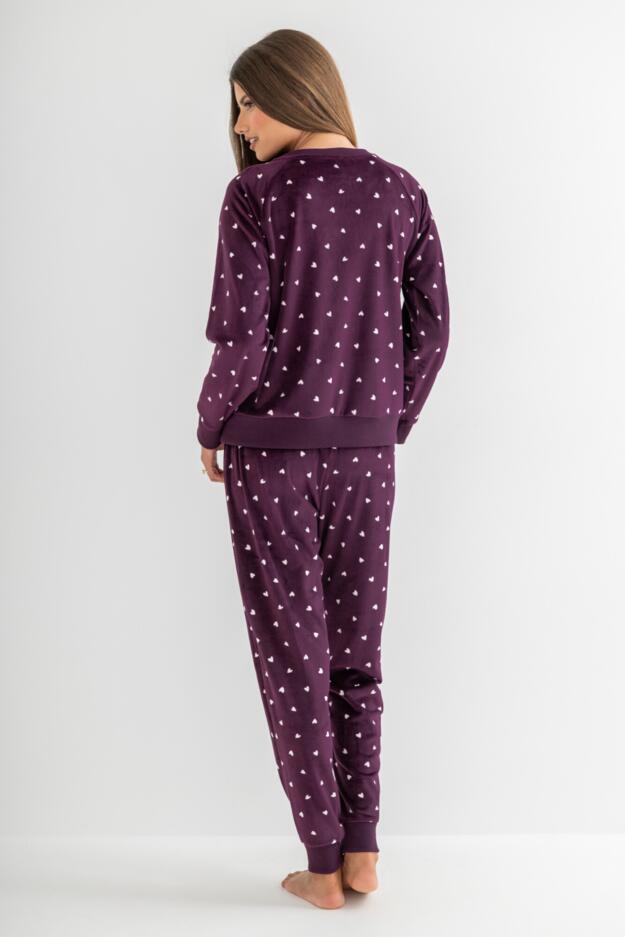Cosy Fleece Sweatshirt and Jogger Pyjama Set