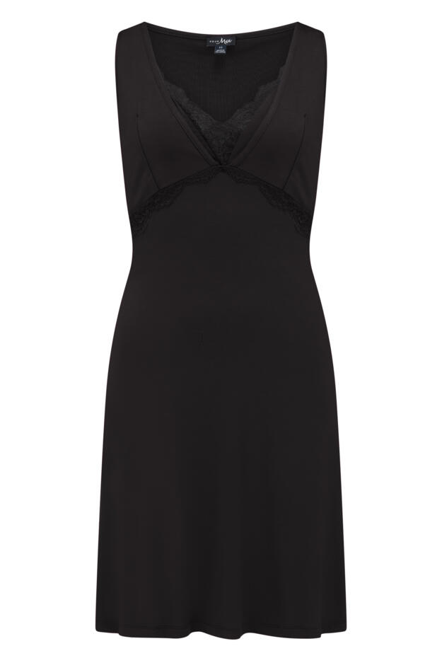 Sofa Loves Lace Plunge Hidden Mesh Support Soft Jersey Chemise