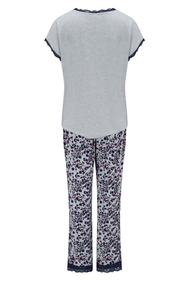 Sofa Loves Lace T-Shirt and Trouser Pyjama Set