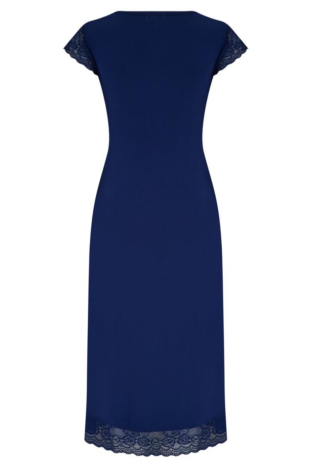 Bamboo Jersey Lace Hidden Support Midi Chemise