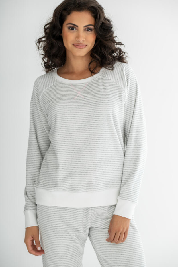 Cosy Fleece Sweatshirt and Jogger Pyjama Set