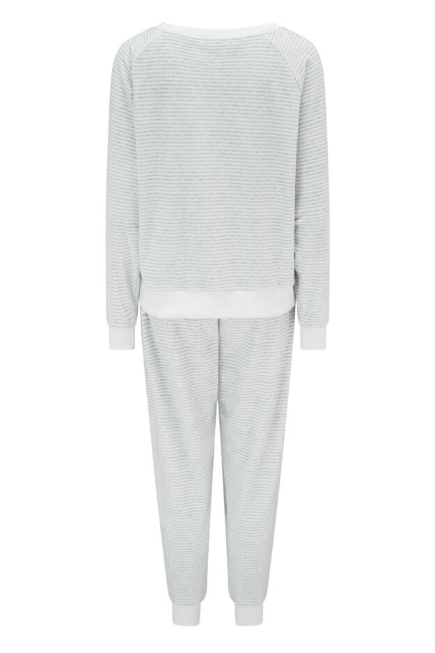 Cosy Fleece Sweatshirt and Jogger Pyjama Set