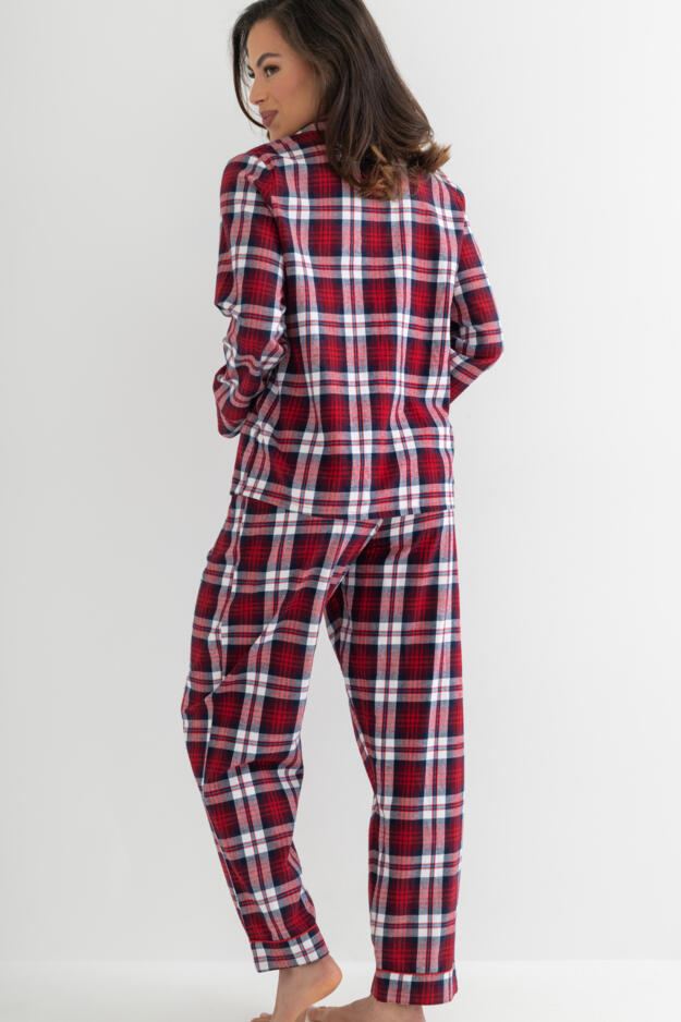 Cosy Check Brushed Cotton Pyjama Gift Set