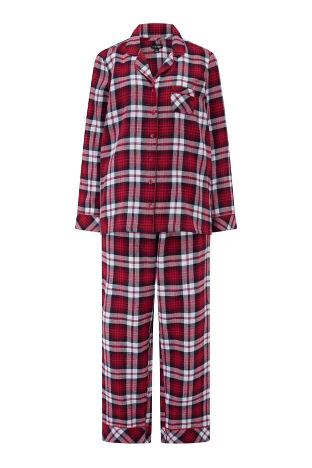 Cosy Check Brushed Cotton Pyjama Gift Set