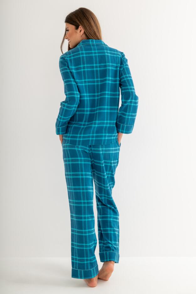 Cosy Check Brushed Cotton Pyjama Gift Set