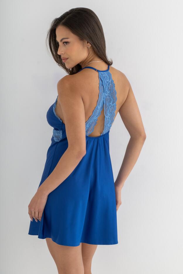 Dusk Satin Lace Chemise