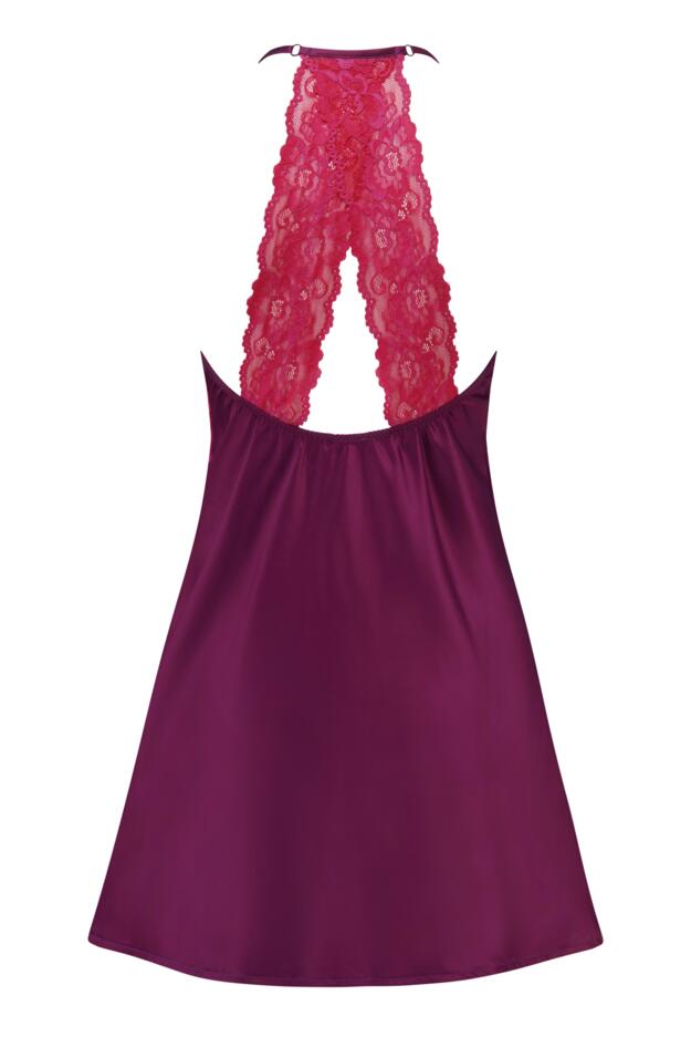 Dusk Satin Lace Chemise