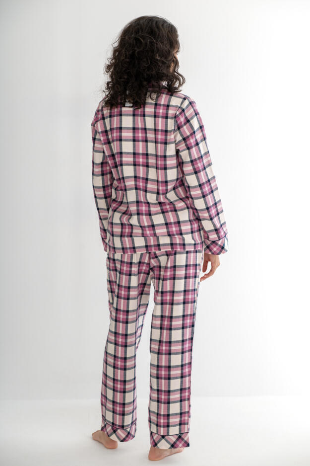 Cosy Check Brushed Cotton Pyjama Gift Set