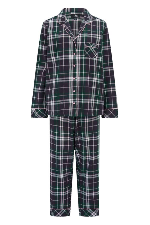 Cosy Check Brushed Cotton Pyjama Gift Set