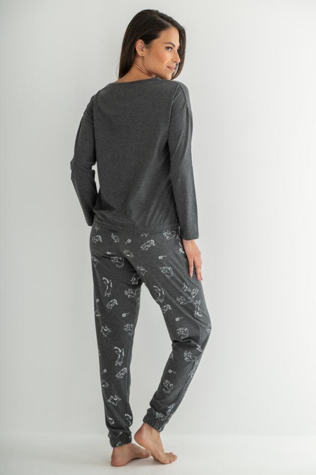 Jersey Cotton Cat Pyjama Set