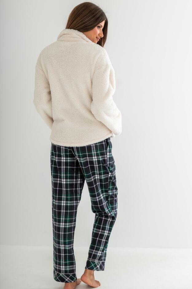 Fluffy Quarter Zip Borg Jumper