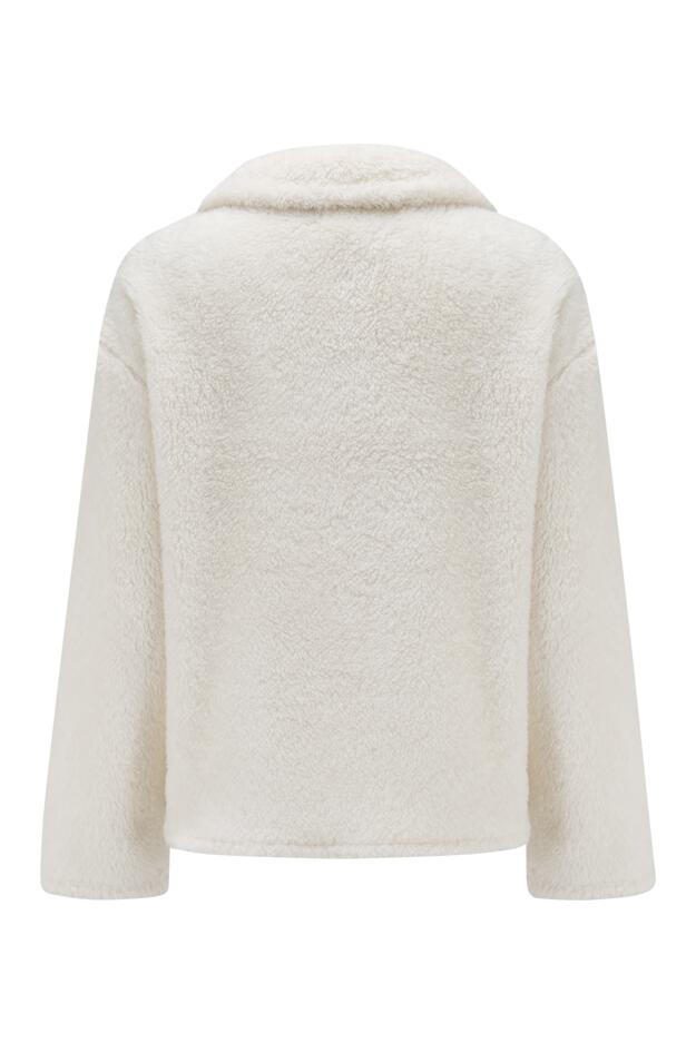 Fluffy Quarter Zip Borg Jumper