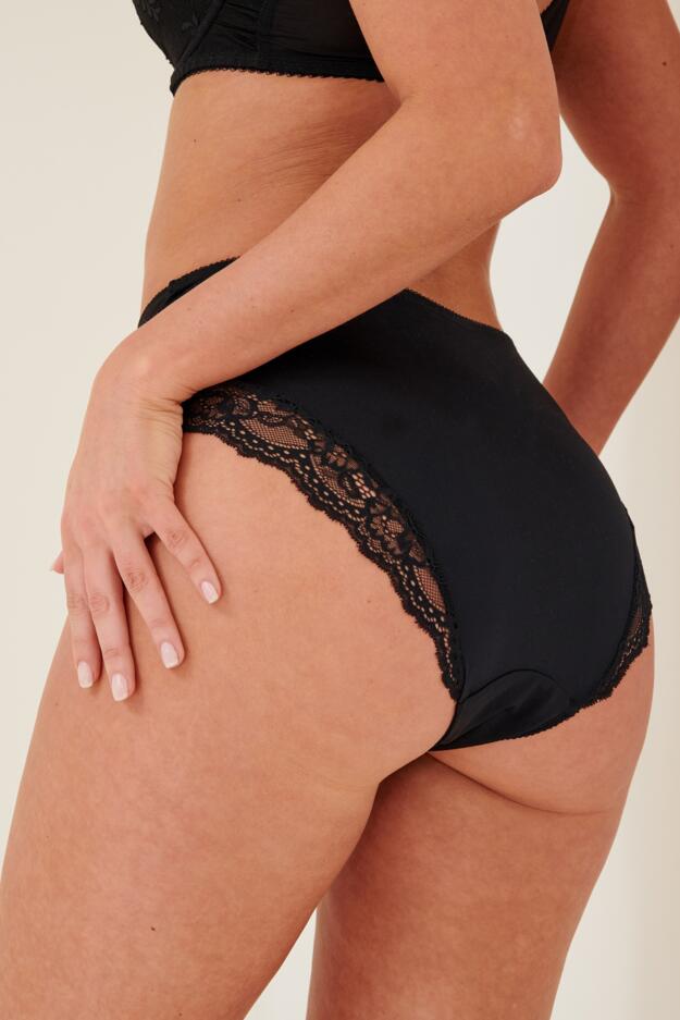 Mesh and Lace Deep Brief 2 Pack