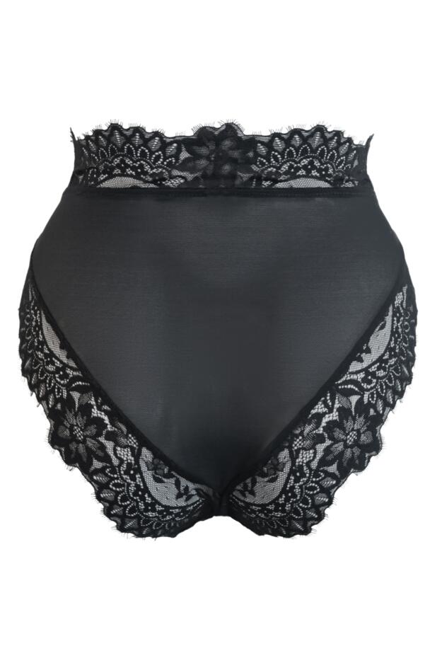 Nova Eyelash Lace High-Waist Brief
