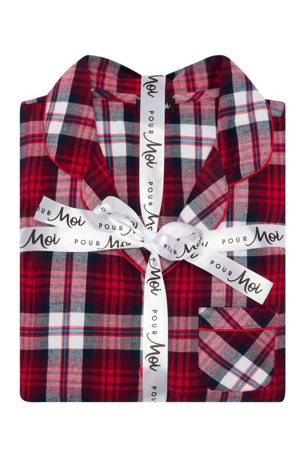 Cosy Check Pyjama & Sock Gift Bundle