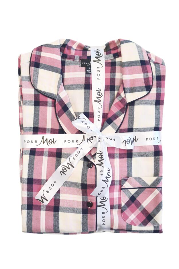 Cosy Check Pyjama & Sock Gift Bundle