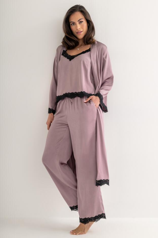 Dusk Satin Pyjama & Gown Gift Bundle
