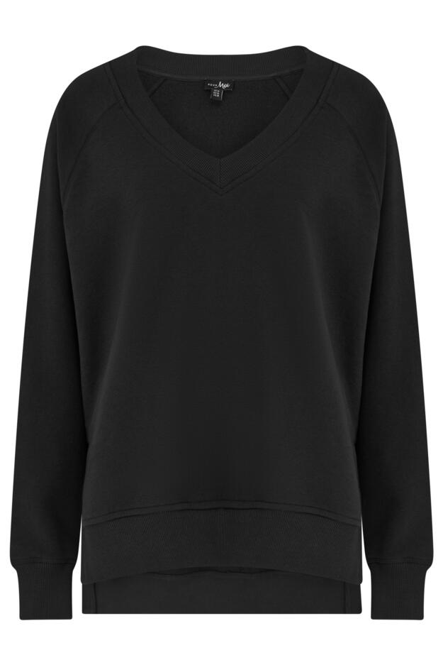 The Softest Off Duty Relaxed V-Neck Sweatshirt