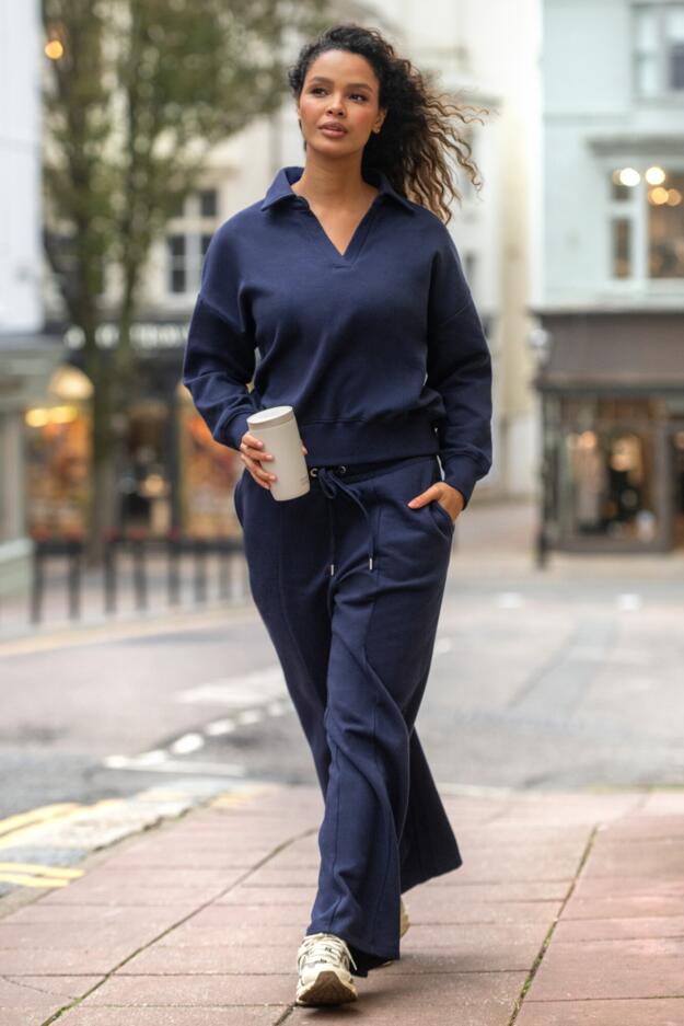 The Softest Off Duty Wide Leg Jogger