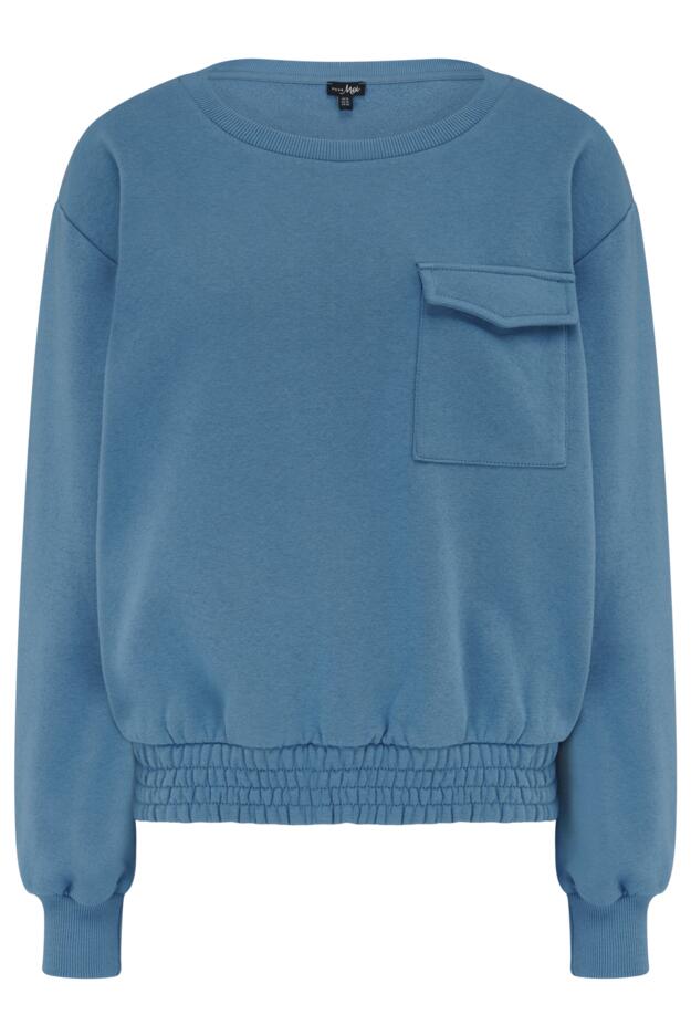 The Softest Off Duty Relaxed Pocket Sweatshirt 