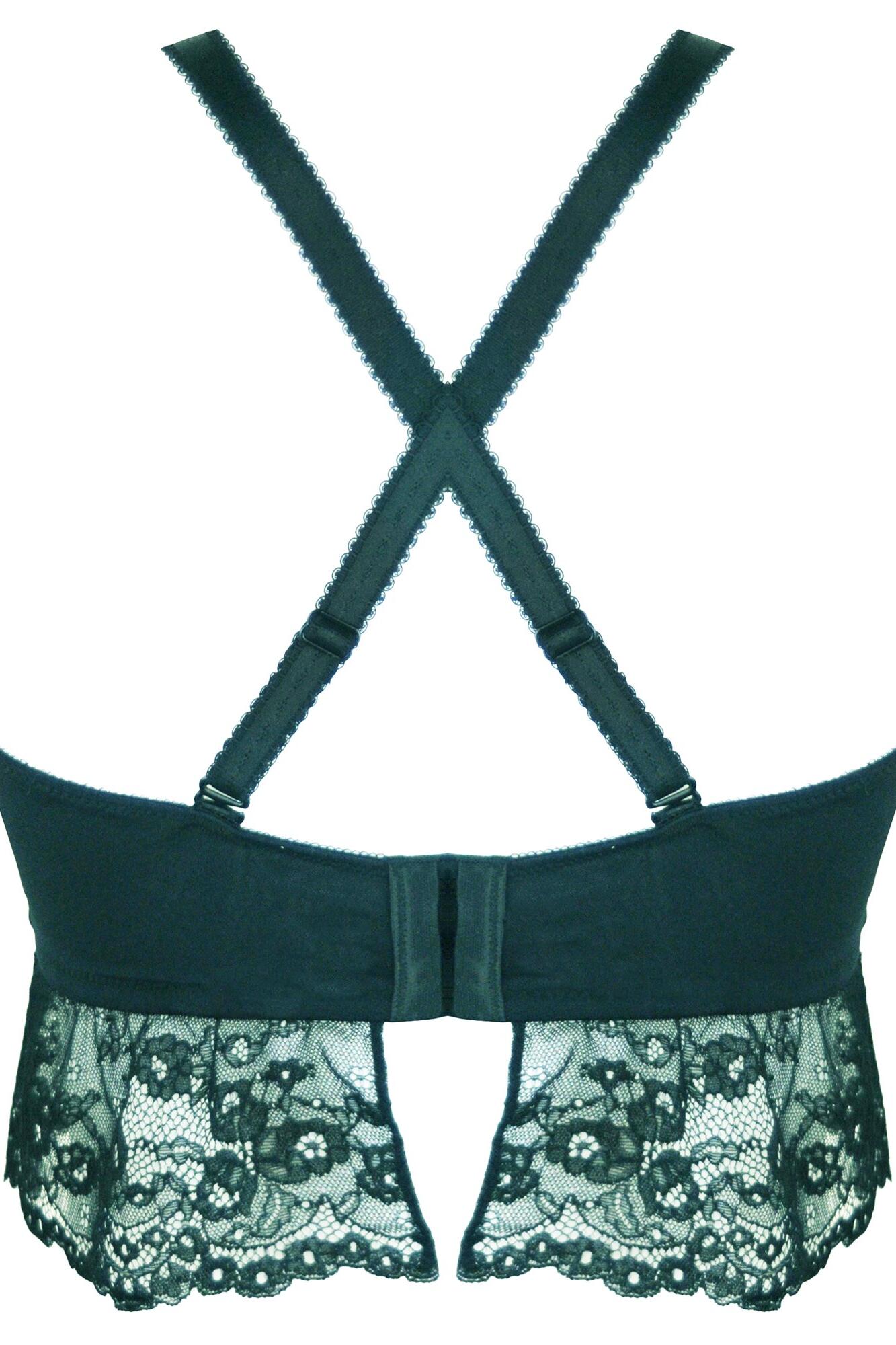 Forest- 9907 Pour Moi Cherish Underwired High Neck Bralette