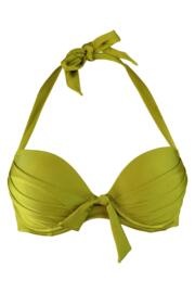 Azure Halter Lightly Padded Underwired Top | Mojito | Pour Moi