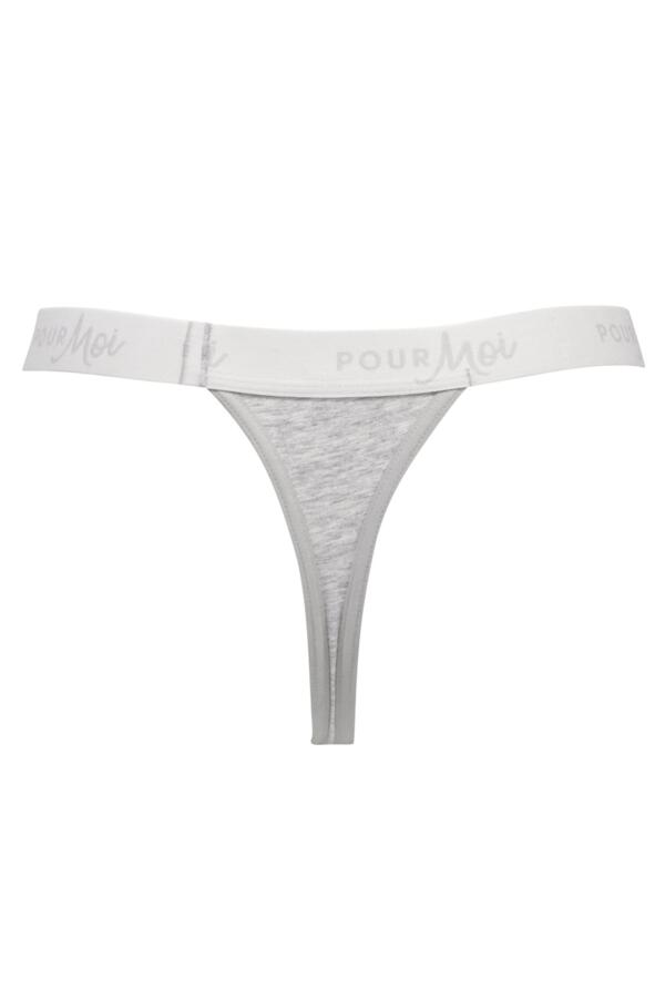 Love To Lounge Logo Cotton Thong