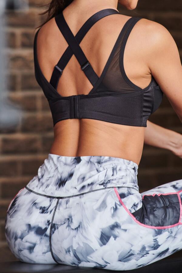 Energy Infinite Double Strap Lightly Padded Convertible Sports Bra