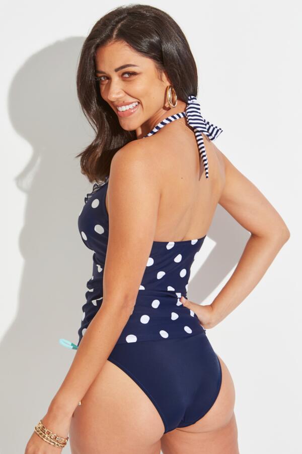 Beach House Underwired Halter Tankini Top