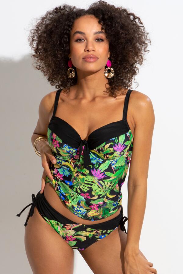 St Lucia Padded Underwired Tankini Top