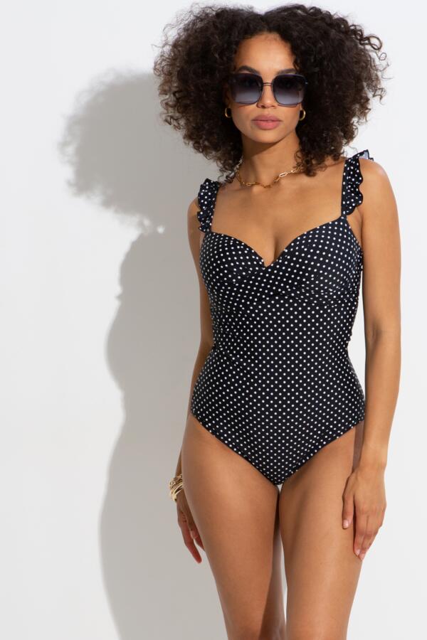 Sicily Lightly Padded Underwired Frill Swimsuit