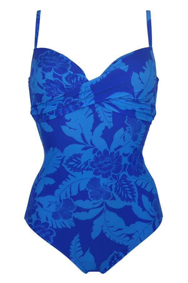 Maui Underwired Twist Front Tummy Control Swimsuit