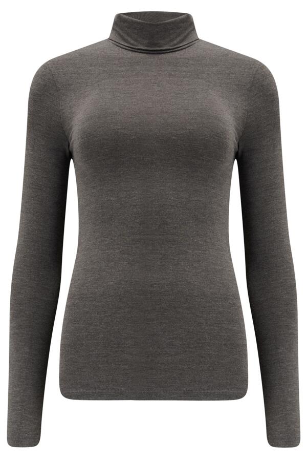 Second Skin Thermal Roll Neck Top