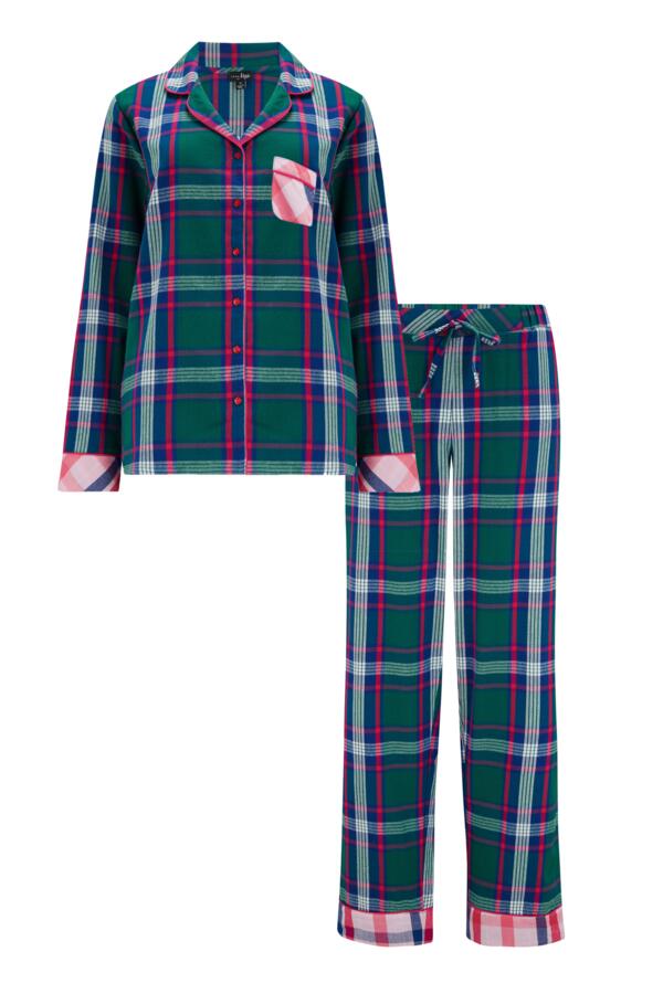 Cosy Check Brushed Cotton Pyjama Gift Set