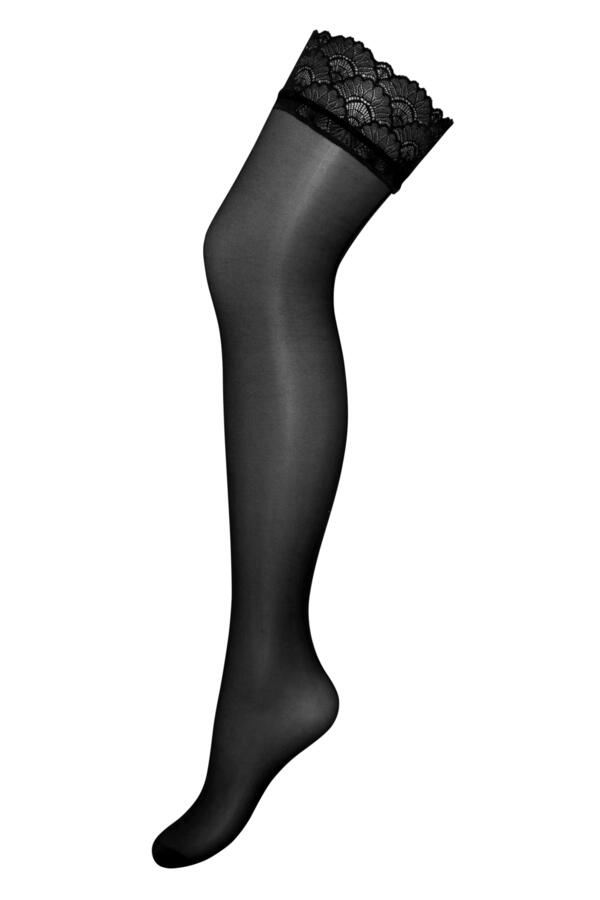 Seam Back Lace Top 15 Denier Hold-Ups