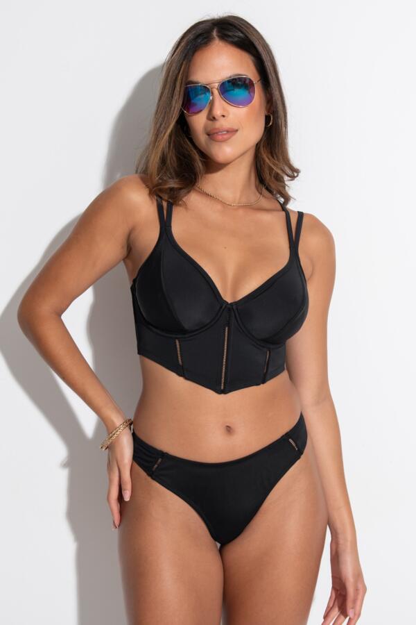 Sydney Double Strap Underwired Longline Top