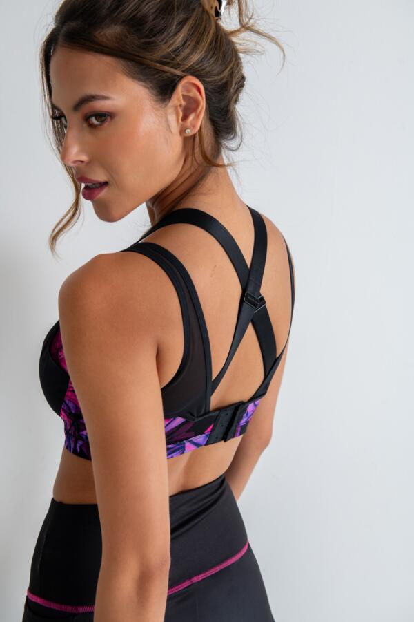 Energy Infinite Double Strap Lightly Padded Convertible Sports Bra