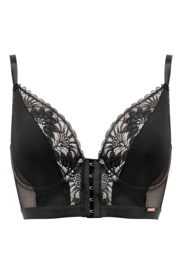 India Gatsby Lace Front Fastening Bralette