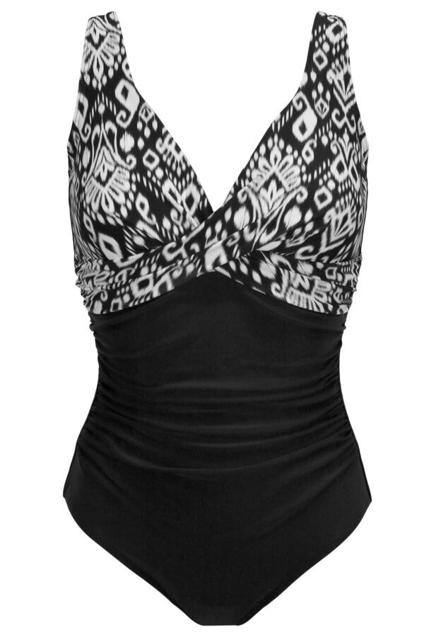 Indonesia Twist Front Ruched Tummy Control Swimsuit