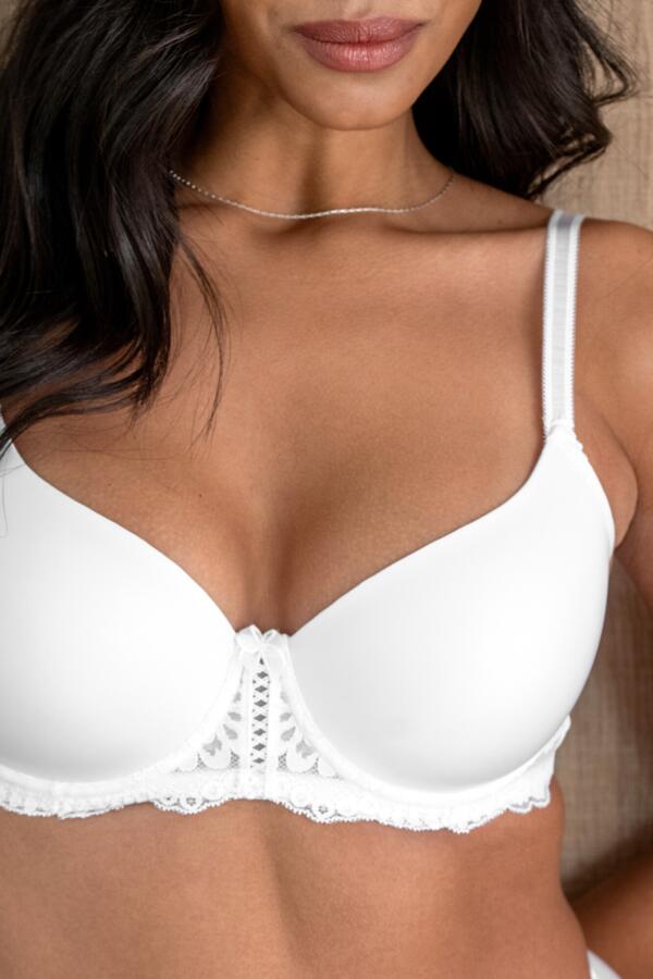 Fleur Lightly Padded Underwired Balconette T-Shirt Bra