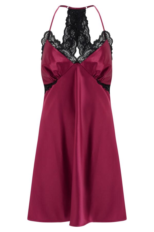 Dusk Satin Lace Chemise