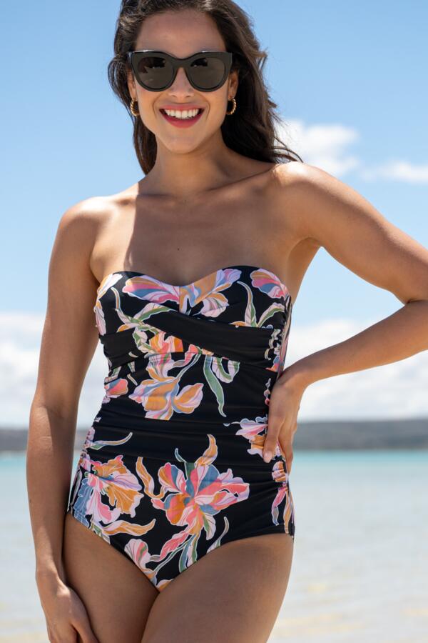 Santa Monica Strapless Tummy Control Swimsuit