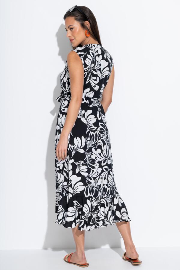 LENZING™ ECOVERO™ Viscose Midaxi Wrap Beach Dress