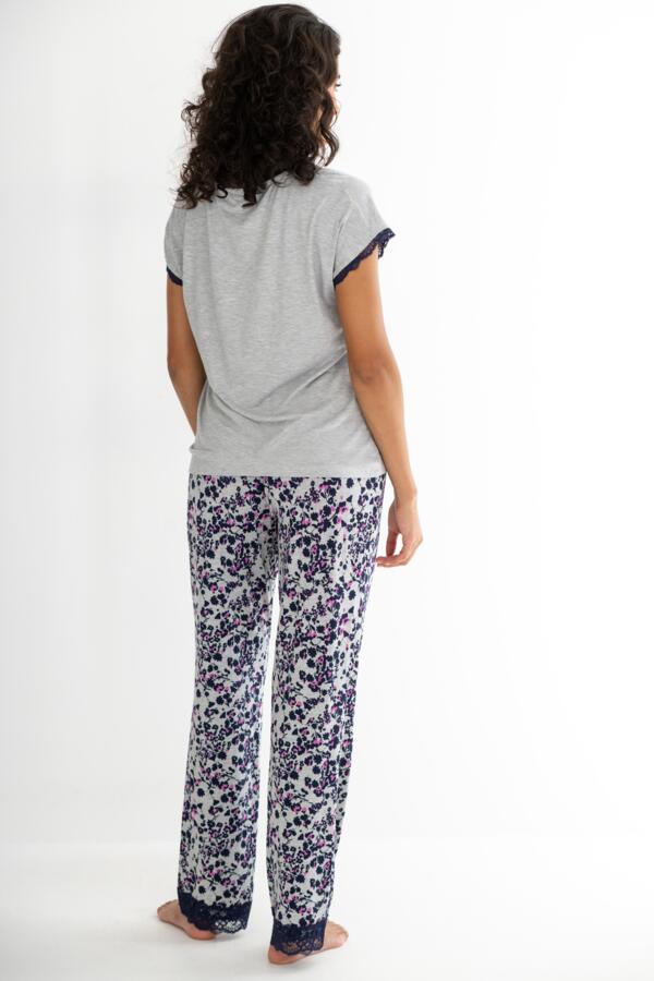 Sofa Loves Lace T-Shirt and Trouser Pyjama Set