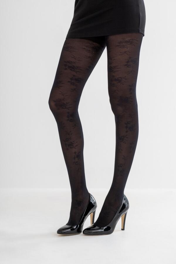 Floral Lace Tights