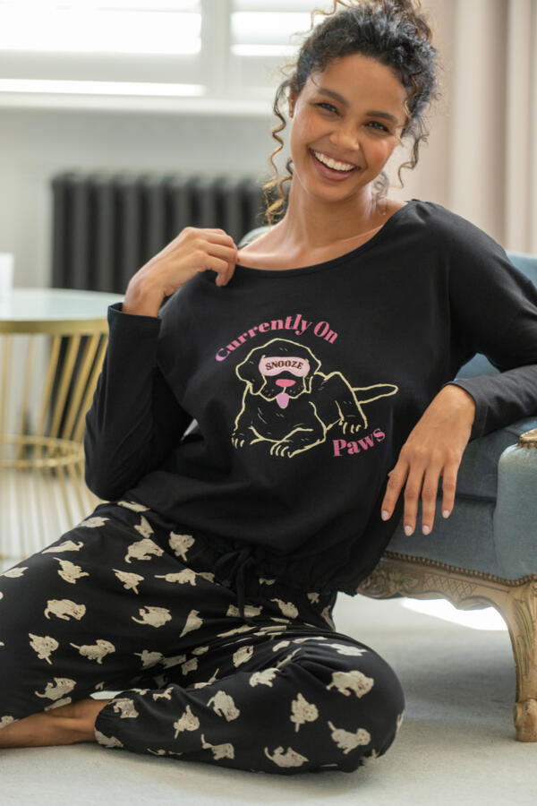 Jersey Cotton Dog Pyjama Set